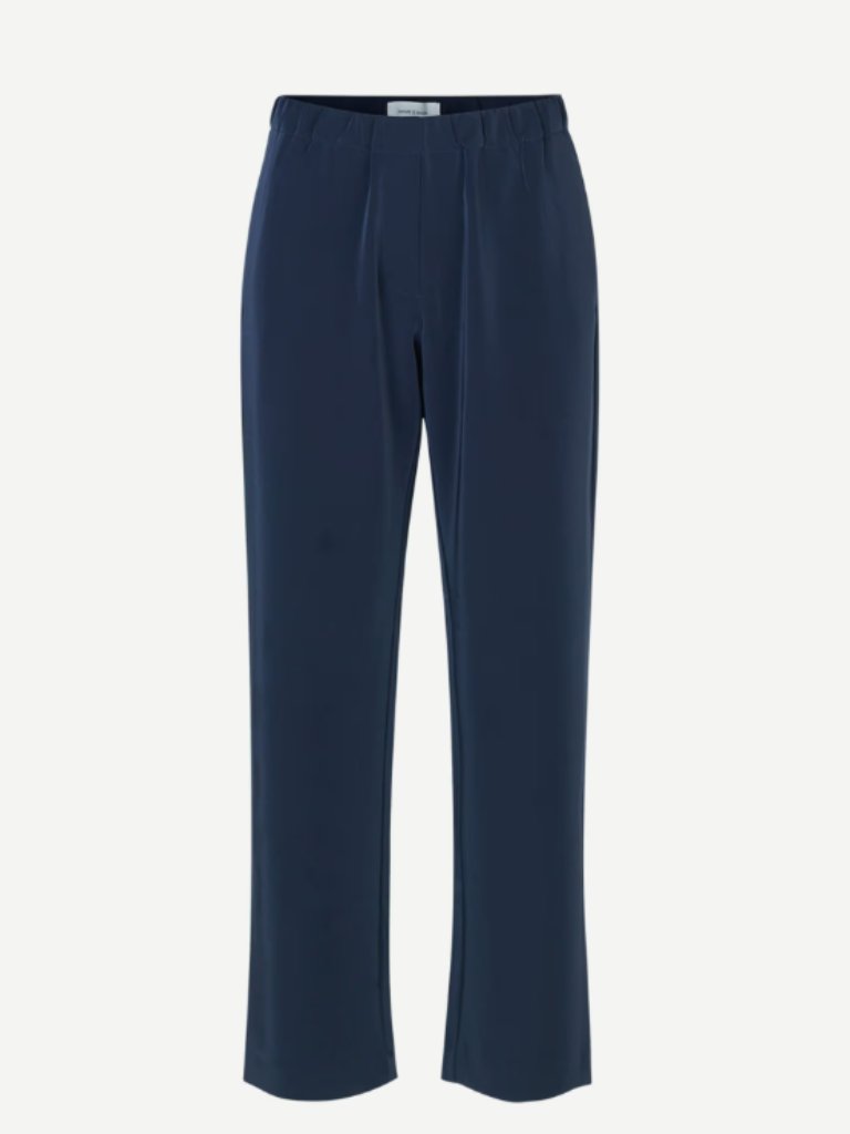 Samsoe Samsoe Hoys Straight Pant - Navy Night Sky - Size Small